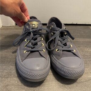 Converse All Stars- blue with gold accents